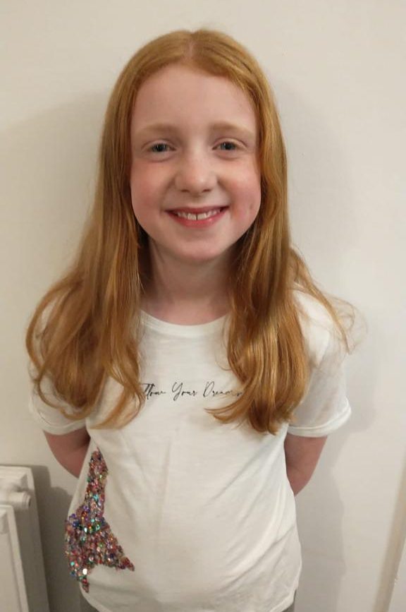 Ellie with a very proud smile